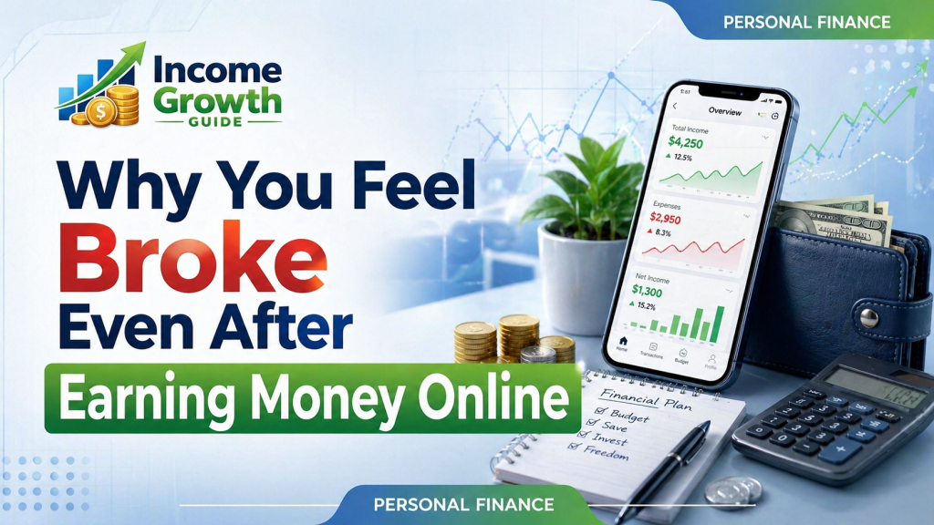 Why You Feel Broke Even After Earning Money Online