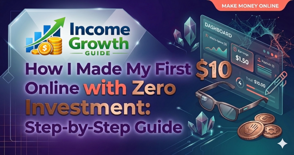 How I Made My First $10 Online with Zero Investment: Step-by-Step Guide