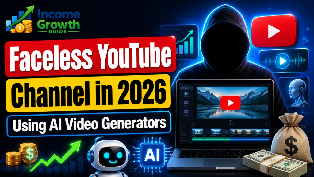 How to Start a Profitable Faceless YouTube Channel in 2026 (Using AI Video Generators)